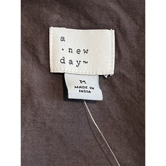 A New Day Brown Sleeveless Top Size Medium - Picture 4 of 8